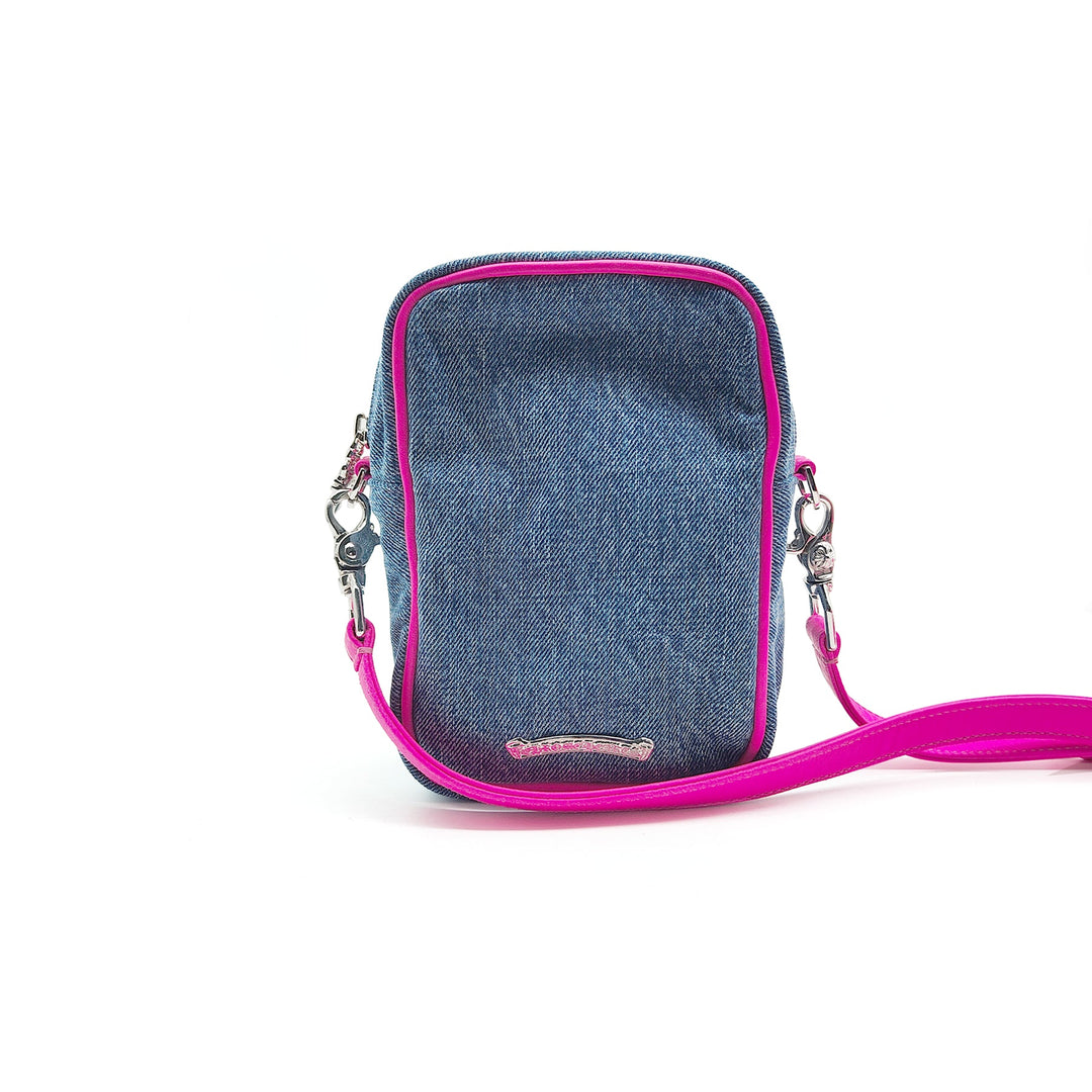 Chrome Hearts Miami Art Basel Multi - Color Cross Patch Denim Taka Bag - SHENGLI ROAD MARKET