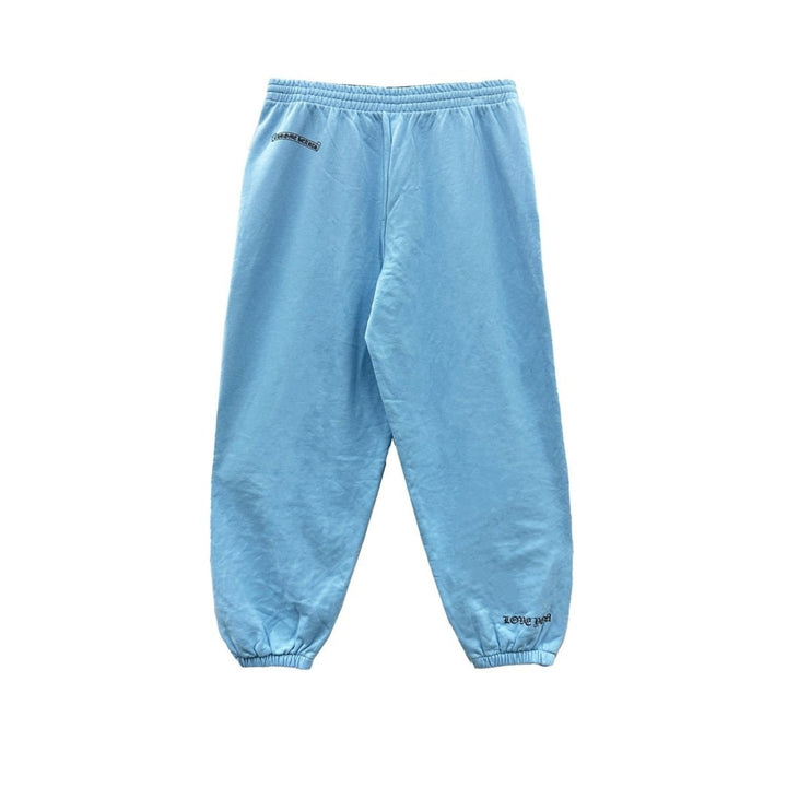 Chrome Hearts Miami Exclusive Blue Dagger Logo Sweatpants - SHENGLI ROAD MARKET