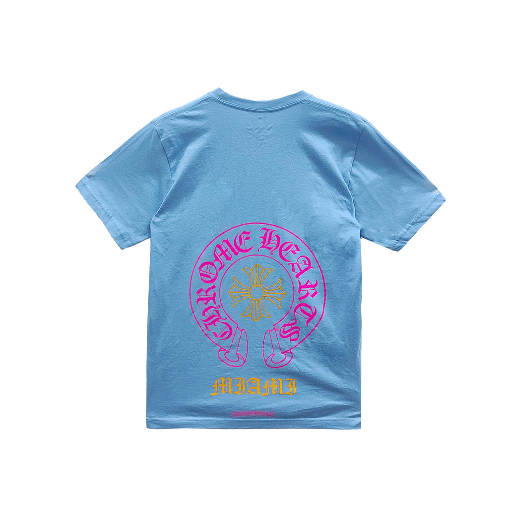 小物 Chrome Hearts Miami Limited Chrome Hearts Miami Exclusive Horseshoe Blue Short T - SRM