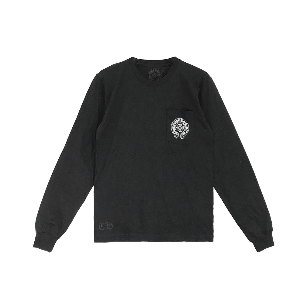Chrome Hearts Miami Exclusive Horseshoe Logo Long Sleeve T-shirt - SHENGLI ROAD MARKET