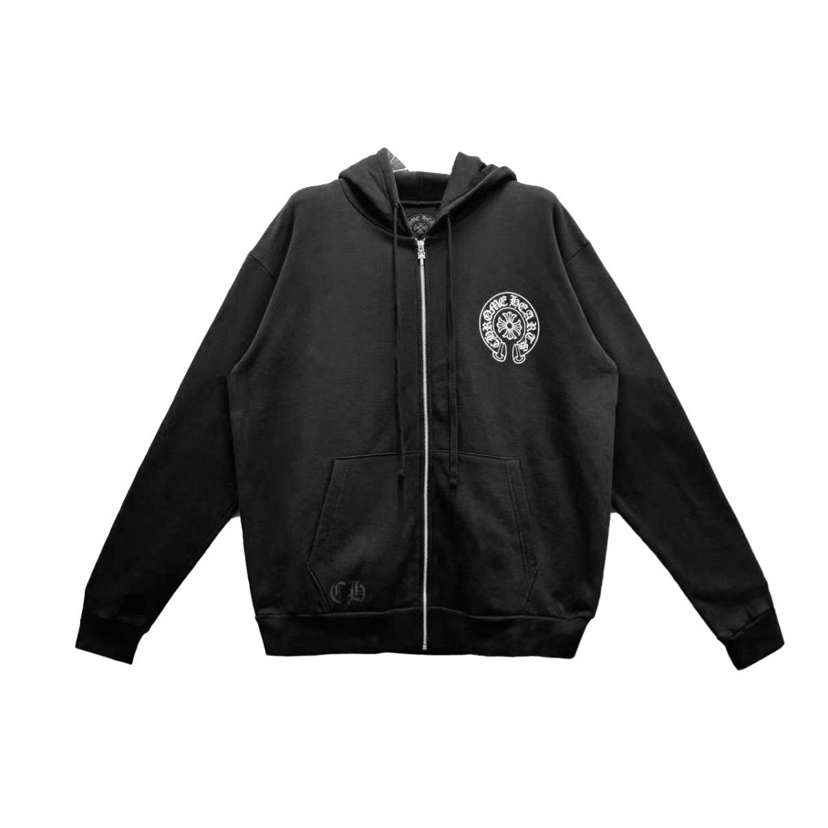 Chrome Hearts Miami Exclusive Horseshoe Logo Zip Up Hoodie - SHENGLI ROAD MARKET