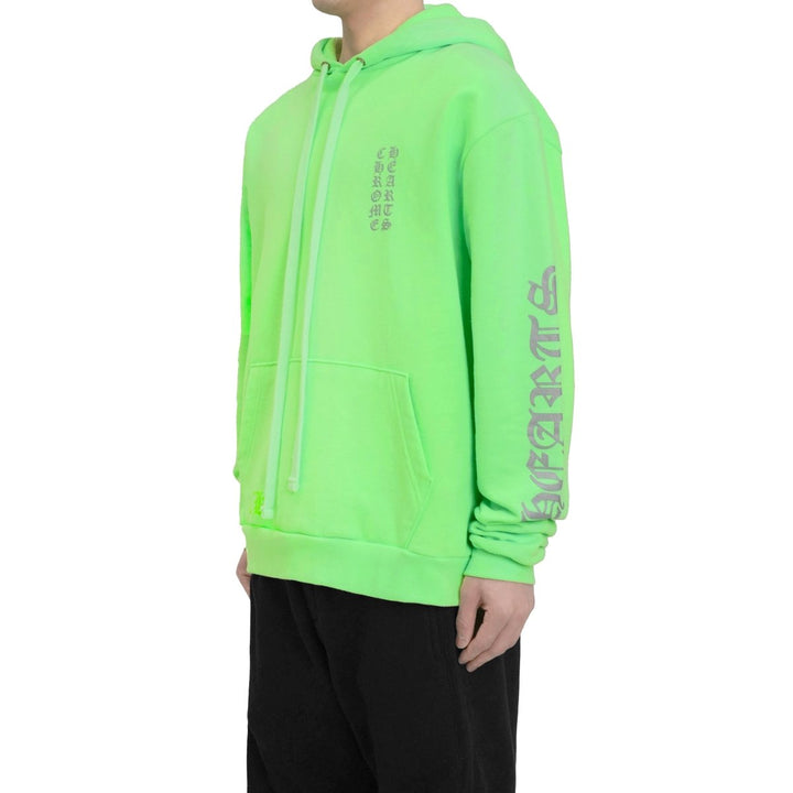 Chrome Hearts Miami Exclusive Script Logo Neon Green Hoodie - SHENGLI ROAD MARKET