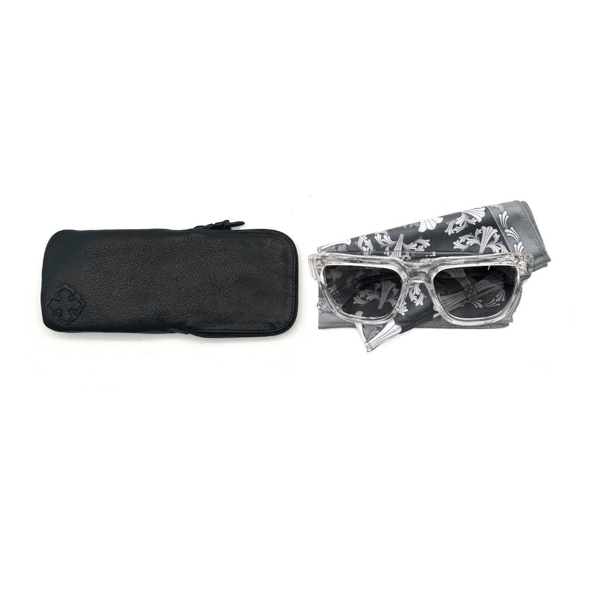 Chrome Hearts MIDIXATHRILL I CRYS Silver Sunglasses - SHENGLI ROAD MARKET