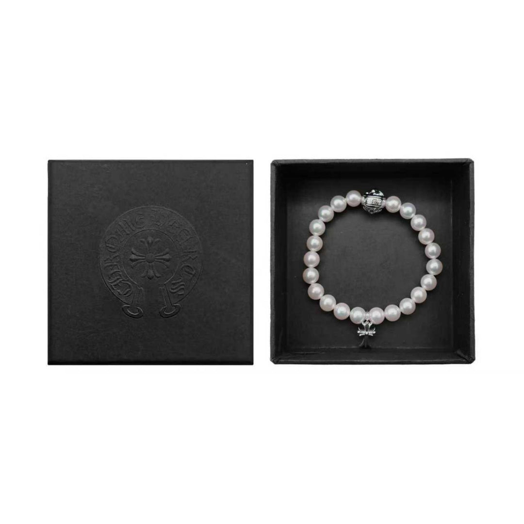 Chrome Hearts Mikimoto White Pearl Bracelet - SHENGLI ROAD MARKET