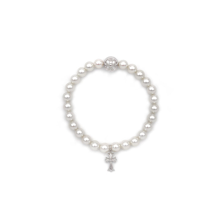 Chrome Hearts Mikimoto White Pearl Bracelet - SHENGLI ROAD MARKET