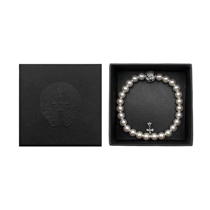 Chrome Hearts Mikimoto White Pearl Bracelet - SHENGLI ROAD MARKET