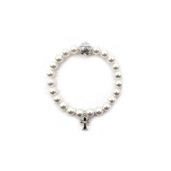 Chrome Hearts Mikimoto White Pearl Bracelet - SHENGLI ROAD MARKET