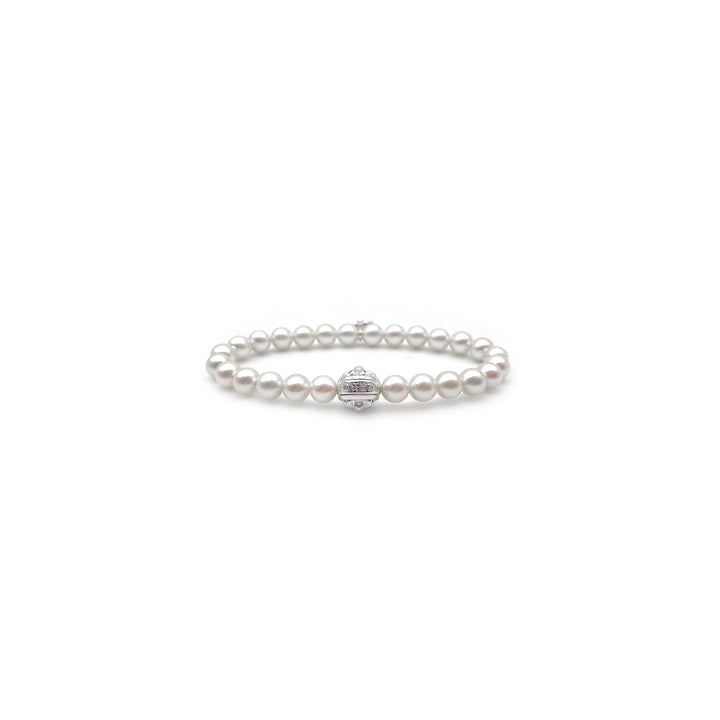 Chrome Hearts Mikimoto White Pearl Bracelet - SHENGLI ROAD MARKET