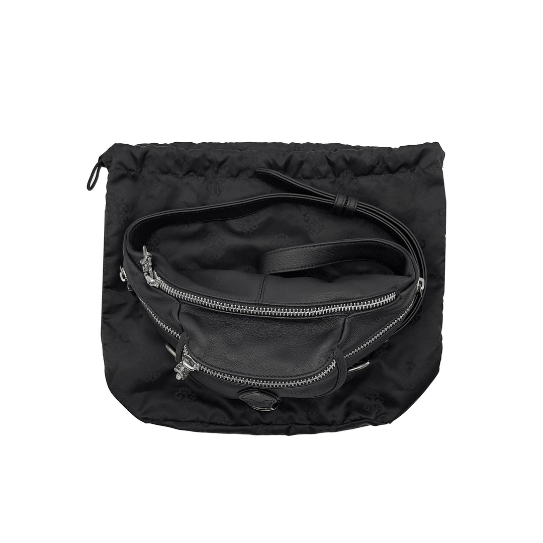 Chrome Hearts Mini Leather Snat Waist Bag - SHENGLI ROAD MARKET