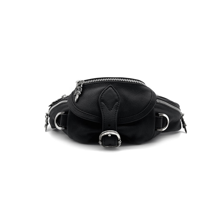 Chrome Hearts Mini Leather Snat Waist Bag - SHENGLI ROAD MARKET