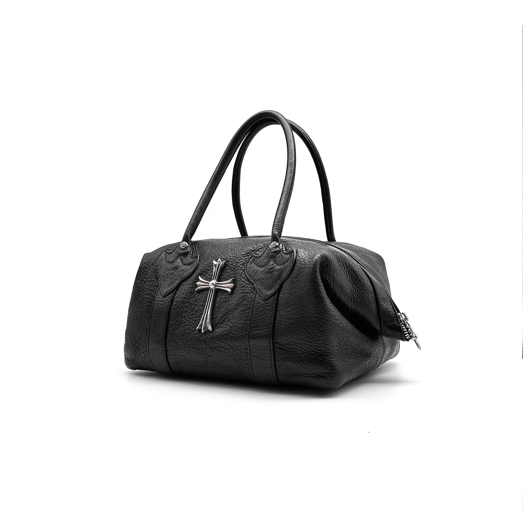 Chrome Hearts Monica Leather Large Cross Dagger Zip Handbag - SRM