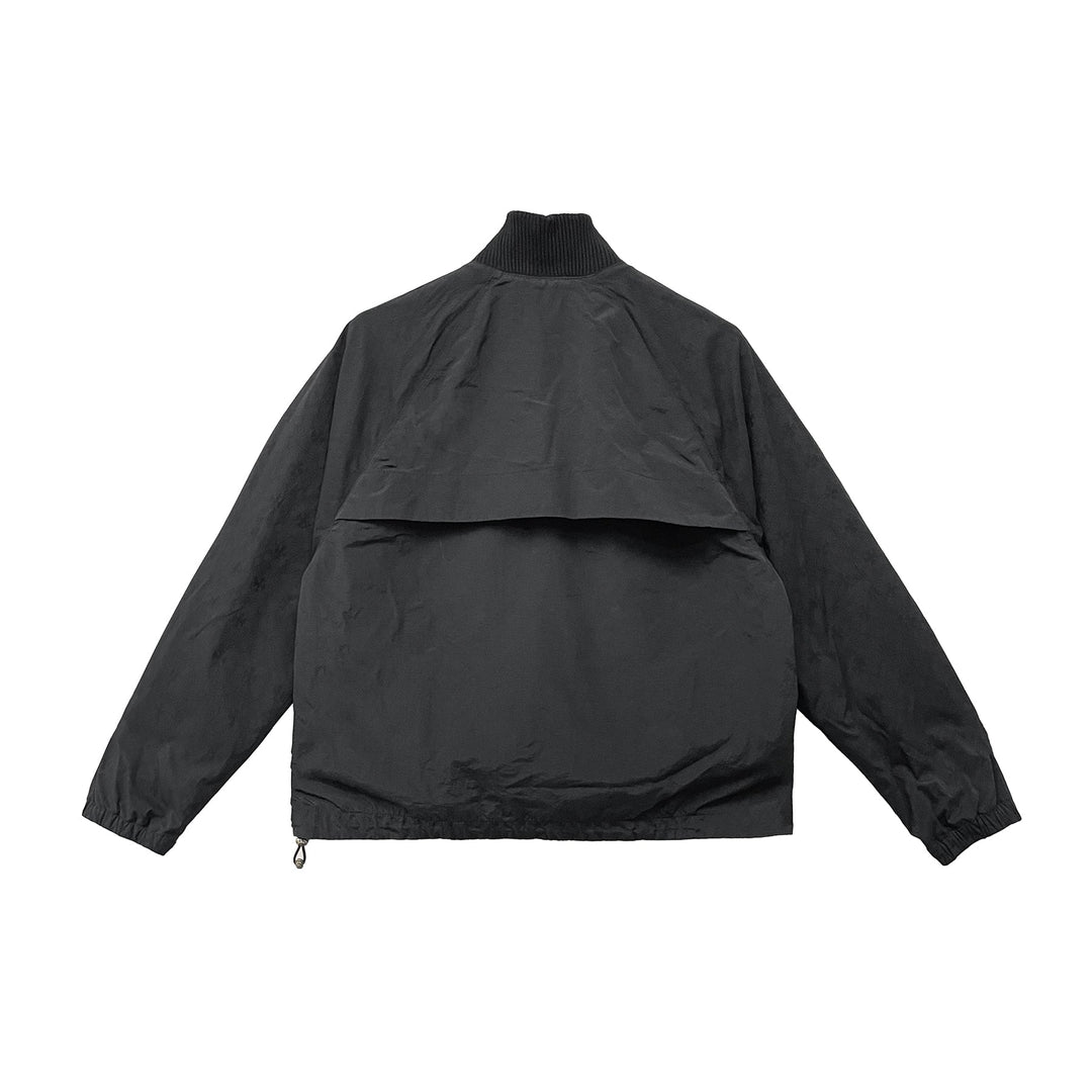 Chrome Hearts Monogram Cross Pattern Black Half Zip Jacket - SHENGLI ROAD MARKET