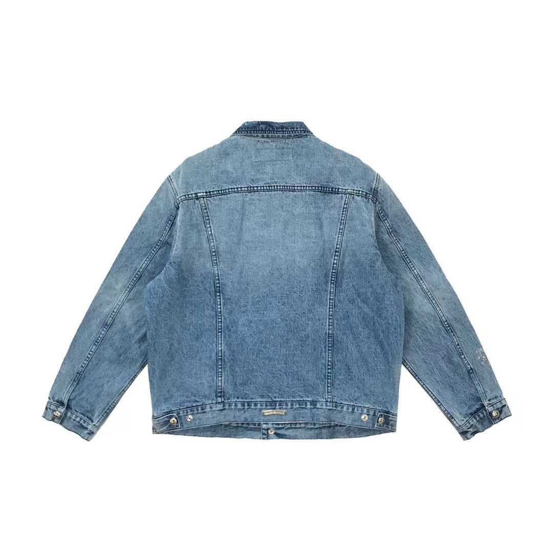 Chrome Hearts Motorbreath Denim Jacket - SHENGLI ROAD MARKET