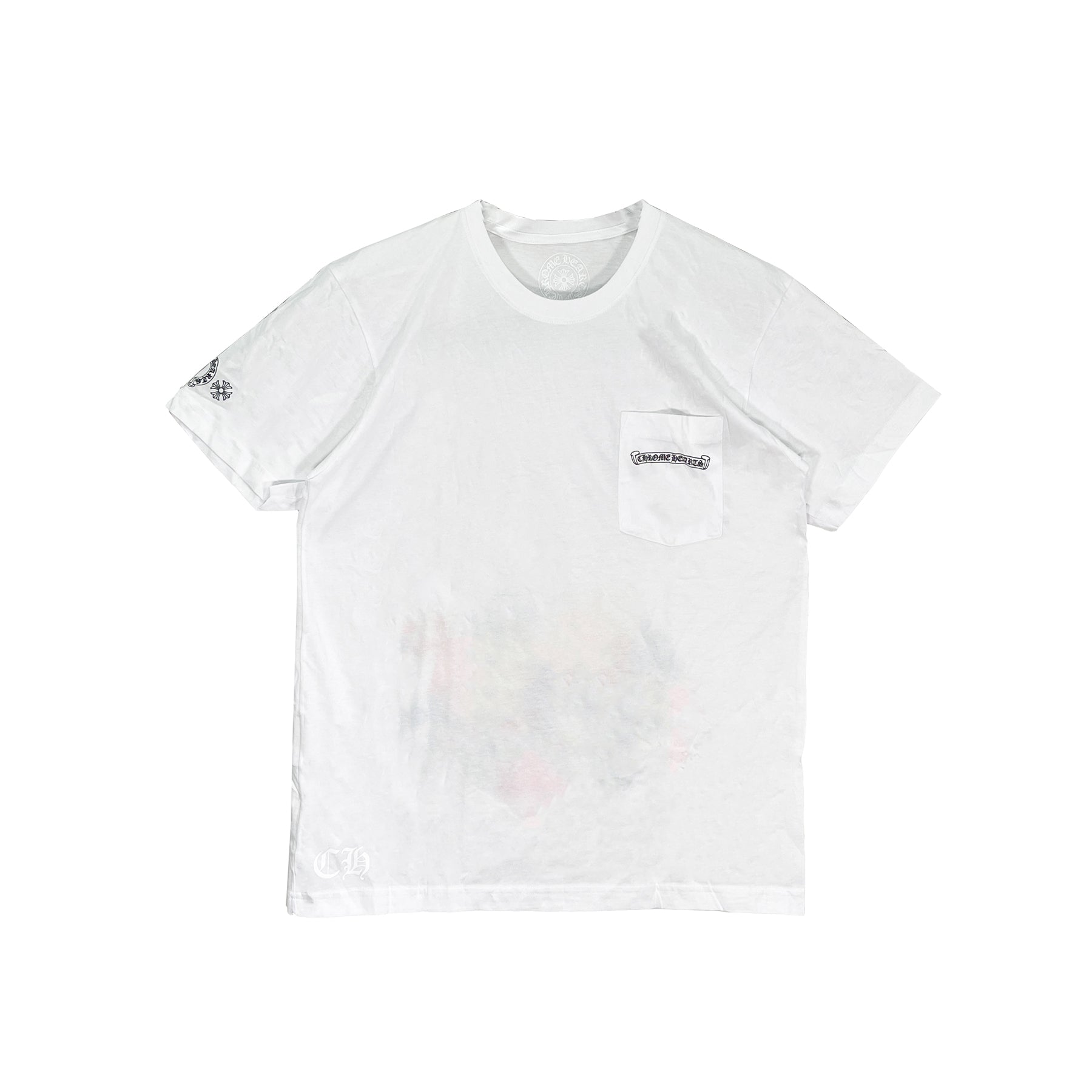 Chrome Hearts Multi-Color Cemetery Cross Short Sleeve T-shirt