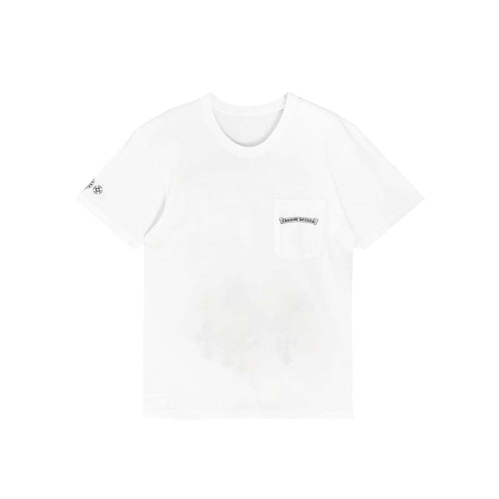 Chrome Hearts Multi Color Cemetery Cross Short Sleeve Tee - SHENGLI ROAD MARKET