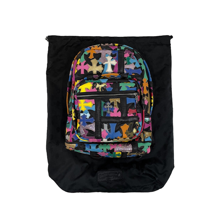 Chrome Hearts Multi - color Cross Leather Patch Backpack - SHENGLI ROAD MARKET