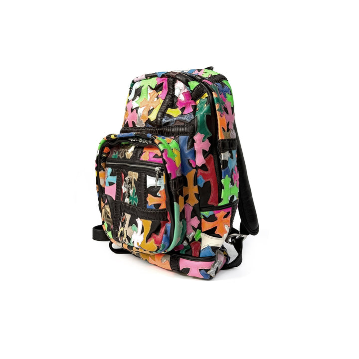 Chrome Hearts Multi - color Cross Leather Patch Backpack - SHENGLI ROAD MARKET