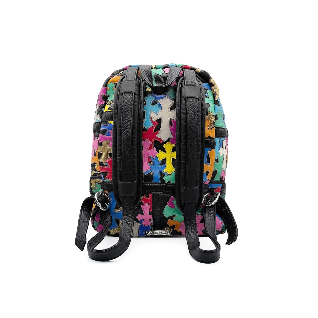 Chrome Hearts Multi - color Cross Leather Patch Backpack - SHENGLI ROAD MARKET