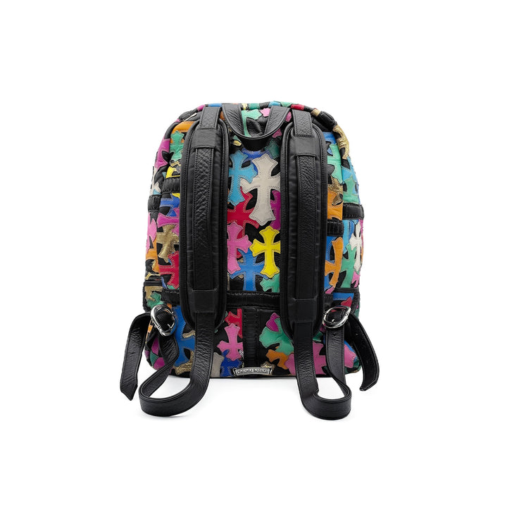 Chrome Hearts Multi - color Cross Leather Patch Backpack - SHENGLI ROAD MARKET