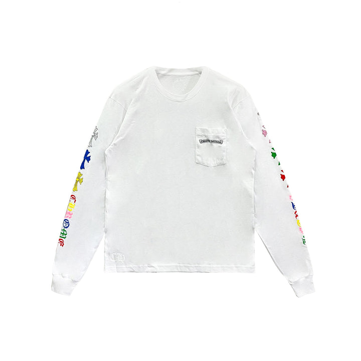 Chrome Hearts Multi Color Cross Logo Scroll Sweatshirt - SHENGLI ROAD MARKET