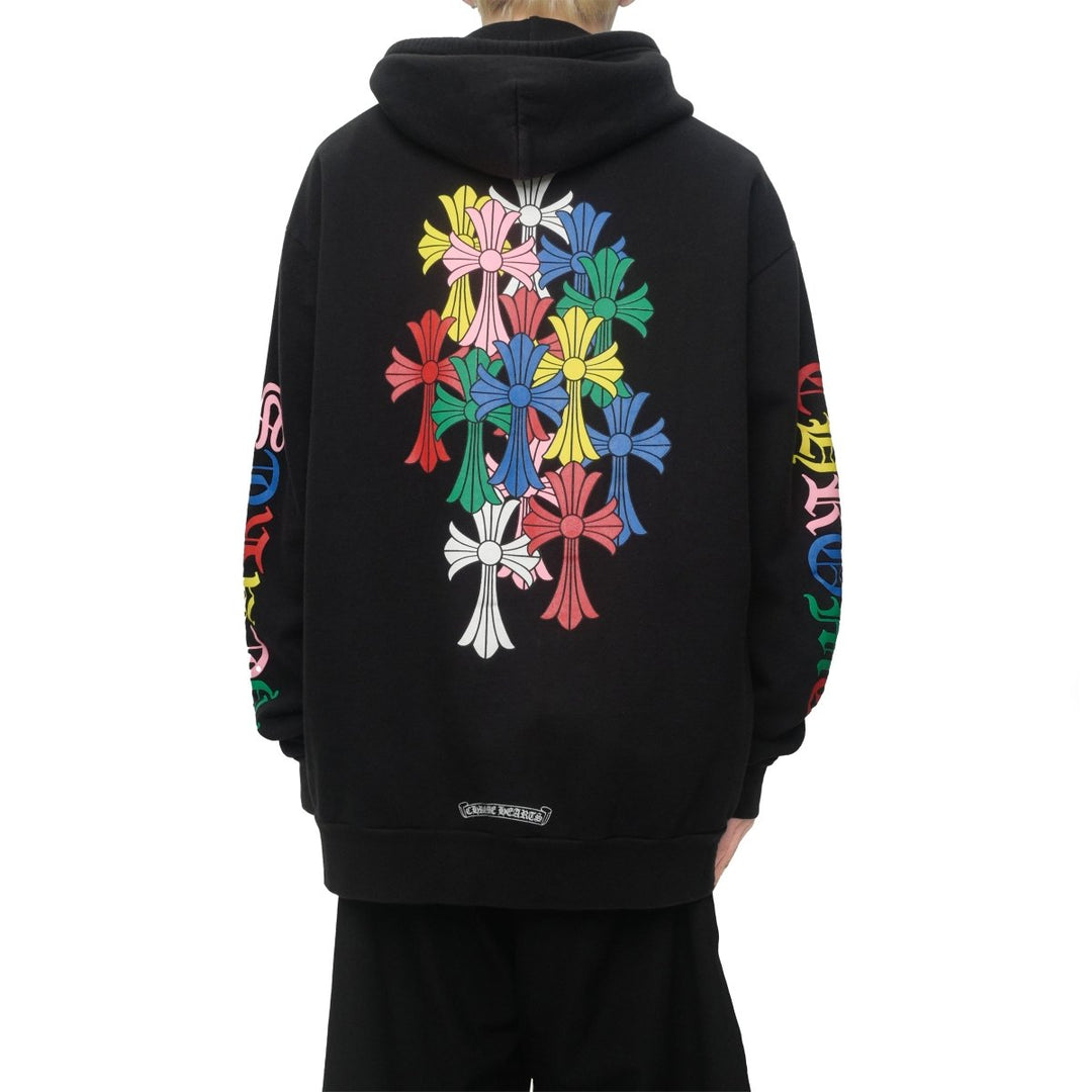 Chrome Hearts Multi - Color Cross Logo Zip Up Hoodie - SHENGLI ROAD MARKET