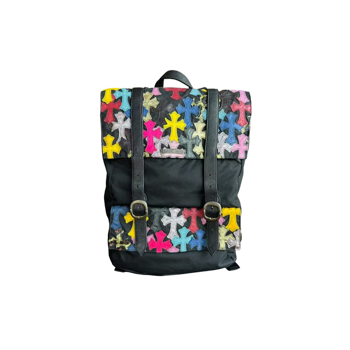 Chrome Hearts Multi - color Cross Patch Canvas Backpack - SHENGLI ROAD MARKET