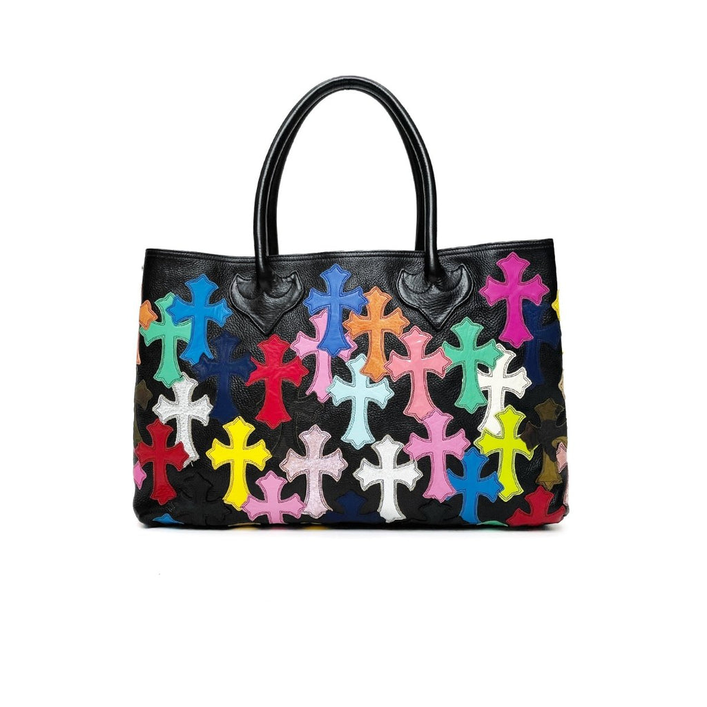 Chrome Hearts Multi Cross Leather Patch Tote Bag - SRM Chrome Hearts Multi Cross Leather Patch Tote Bag - SRM
