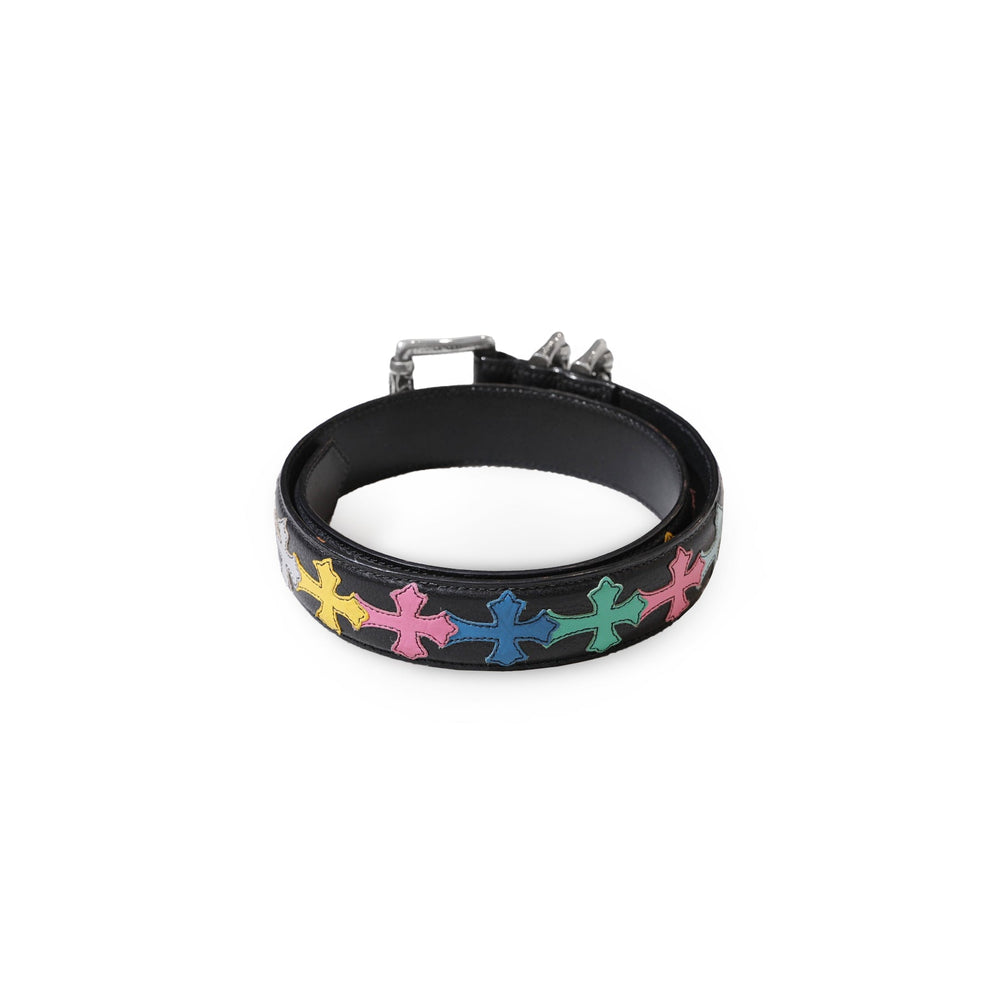 Chrome Hearts Multi Cross Patch Destroyer Roller Belt - SHENGLI ROAD MARKET