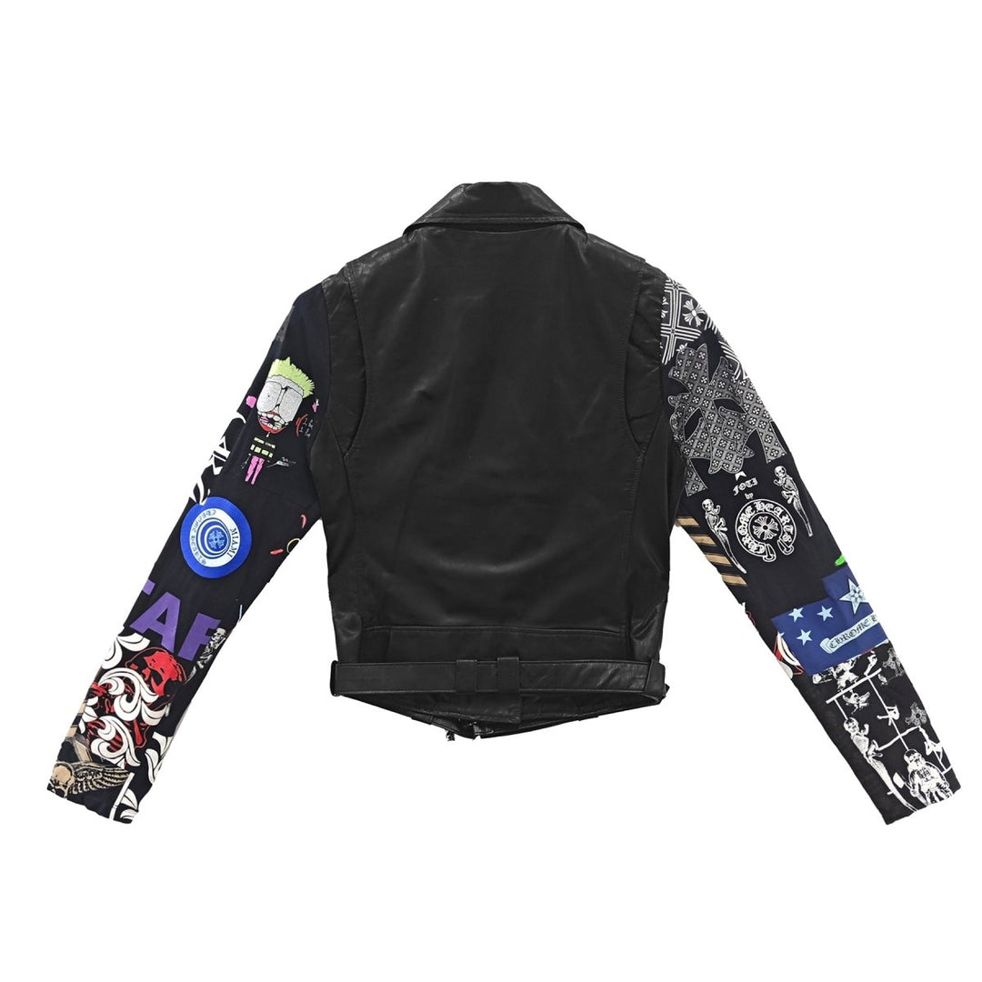 Chrome Hearts Multi - Element Roller Zip Leather Jacket - SHENGLI ROAD MARKET