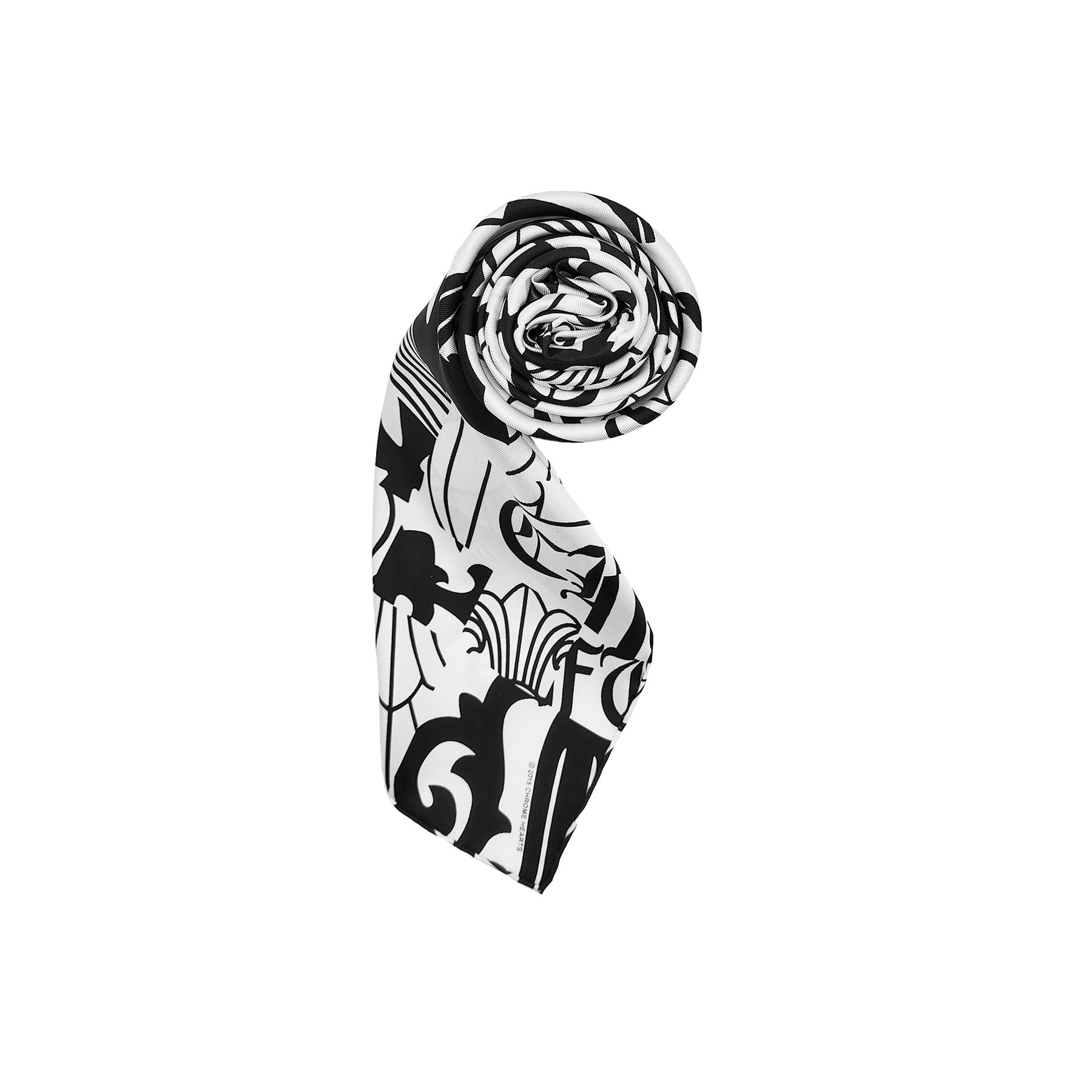Chrome Hearts シルクスカーフ Chrome Hearts Allover Print Large Bicolor Silk Scarf - SRM