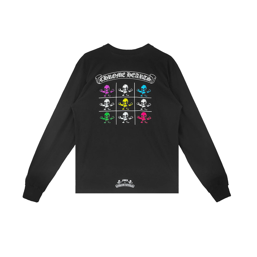 Chrome Hearts Multi Foti Black Long Sleeve T-Shirt Tee - SHENGLI ROAD MARKET