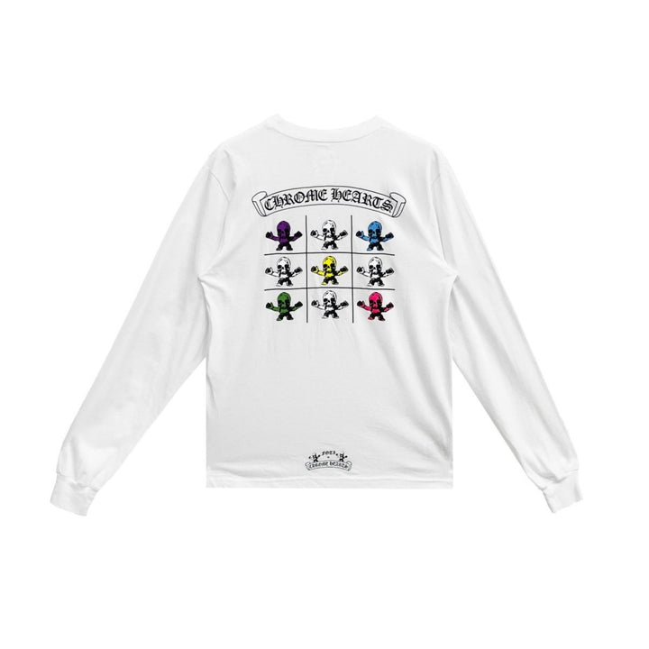 Chrome Hearts Multi Foti White Long Sleeve T-Shirt Tee - SHENGLI ROAD MARKET