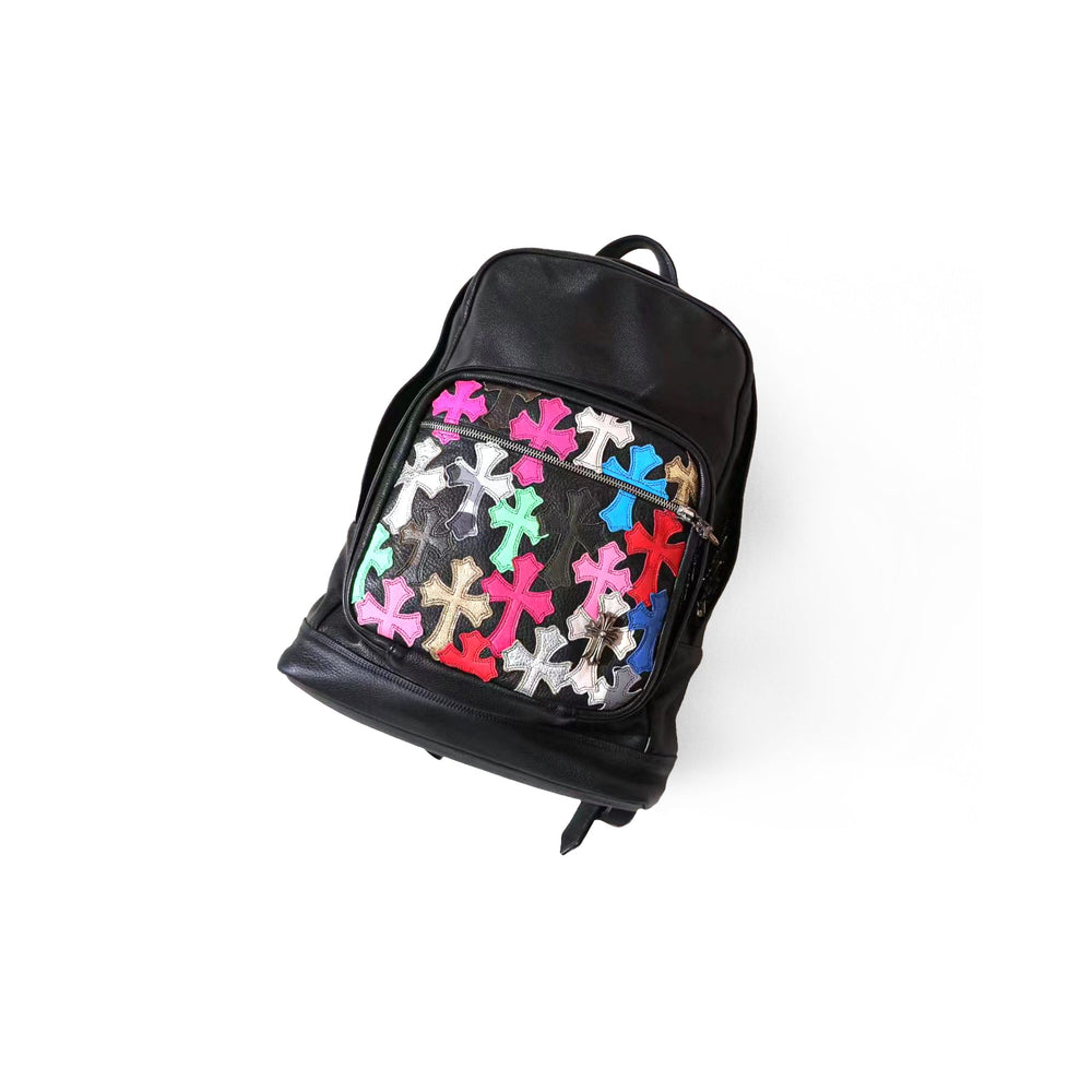 Chrome Hearts Multicolor Cross Patch Black 7th Grade Backpack - SHENGLI ROAD MARKET