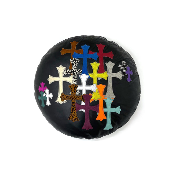 Chrome Hearts Multicolor Cross Patch Dog Bed - SHENGLI ROAD MARKET