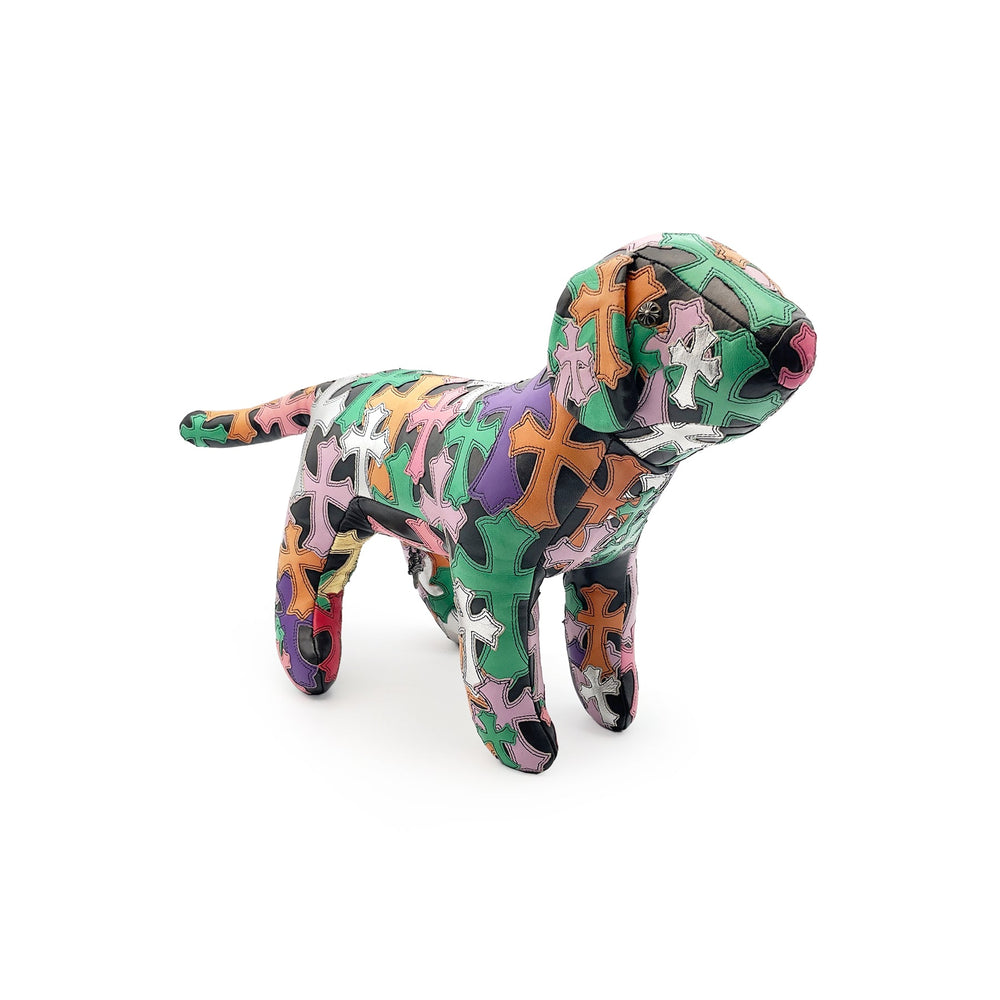 Chrome Hearts Multicolor Cross Patch Dog Figurine - SHENGLI ROAD MARKET