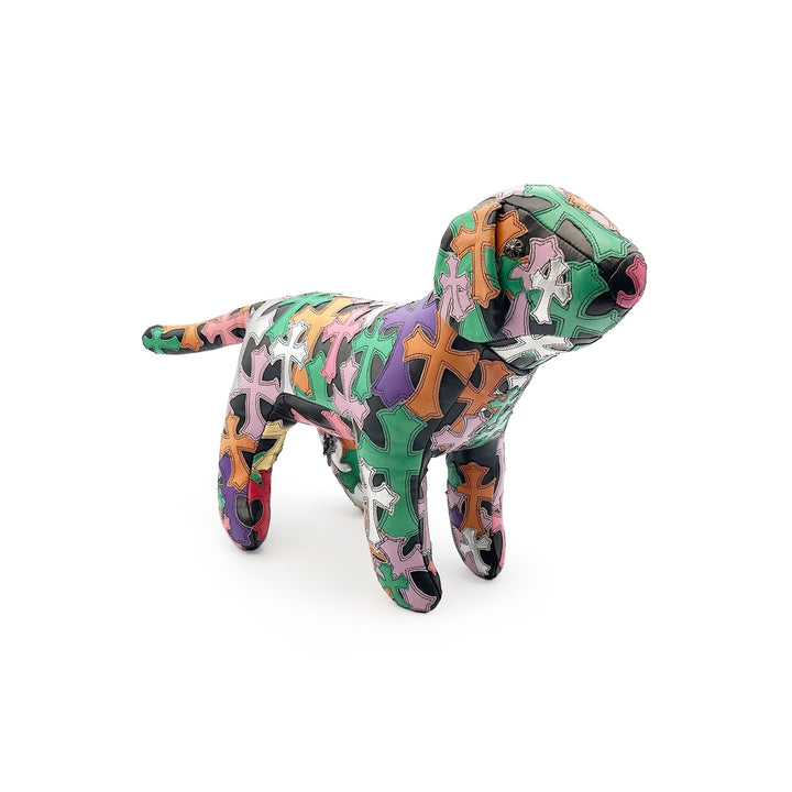 Chrome Hearts Multicolor Cross Patch Dog Figurine - SHENGLI ROAD MARKET