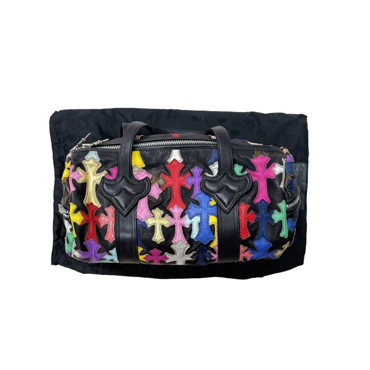 Chrome Hearts Multicolor Cross Patch Duffle Bag - SHENGLI ROAD MARKET