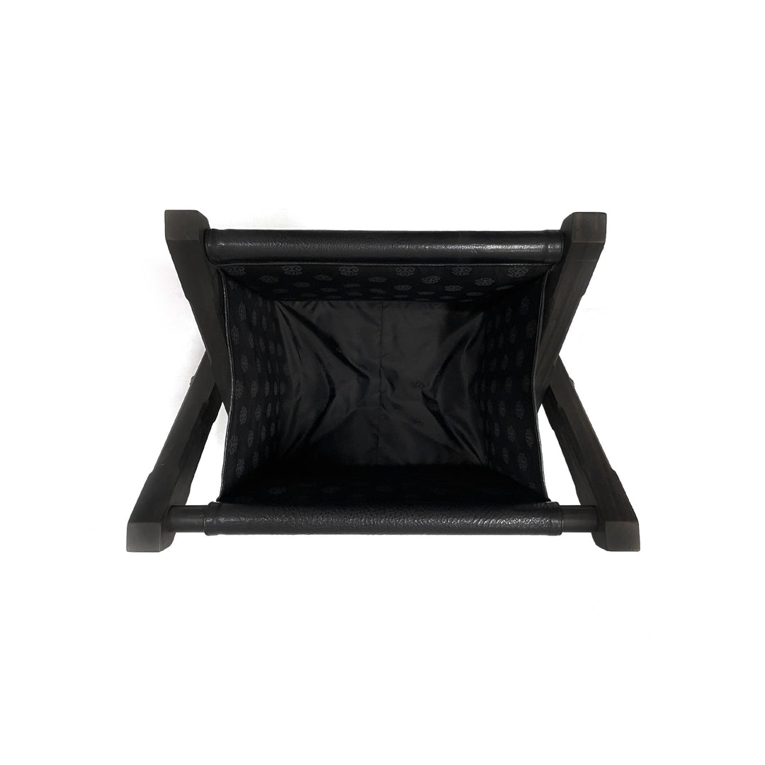 Chrome Hearts MultiColor Cross Patch Ebony Leather Storage Rack - SHENGLI ROAD MARKET