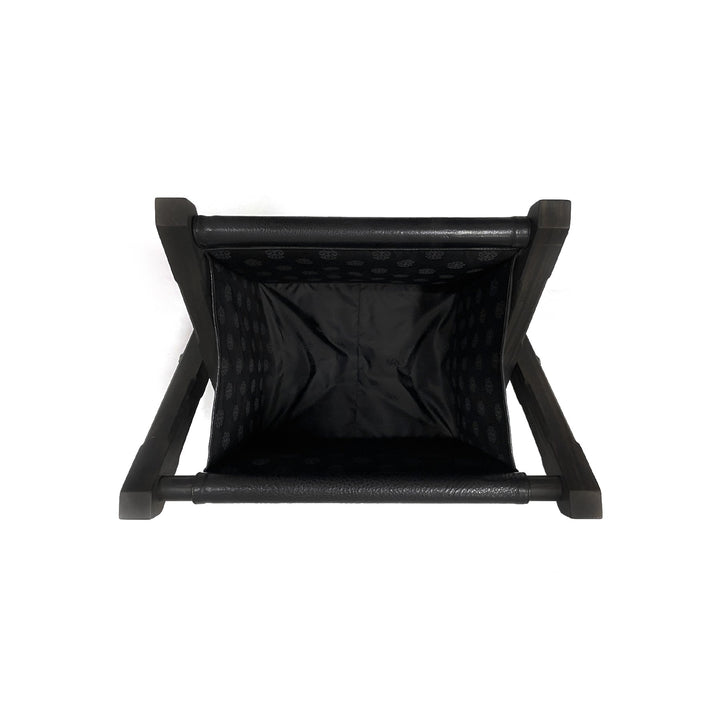 Chrome Hearts MultiColor Cross Patch Ebony Leather Storage Rack - SHENGLI ROAD MARKET