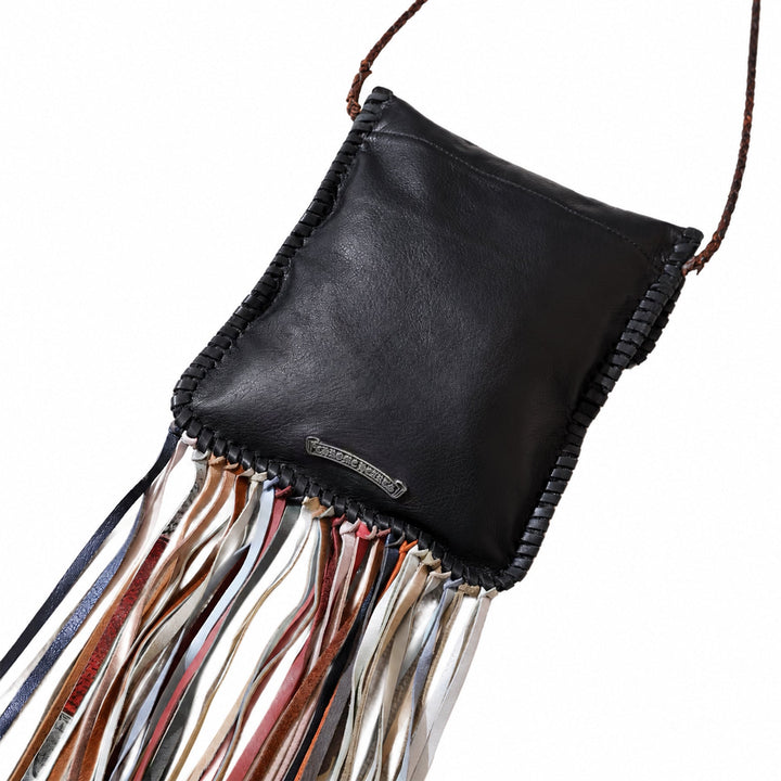 Chrome Hearts Multicolor Cross Patch Leather Fringe Crossbody Bag - SHENGLI ROAD MARKET