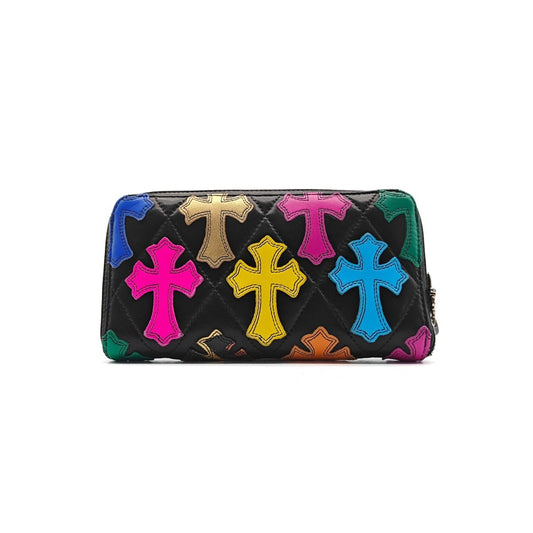 Chrome Hearts Muti - Color Leather Cross Patch Wallet - SHENGLI ROAD MARKET
