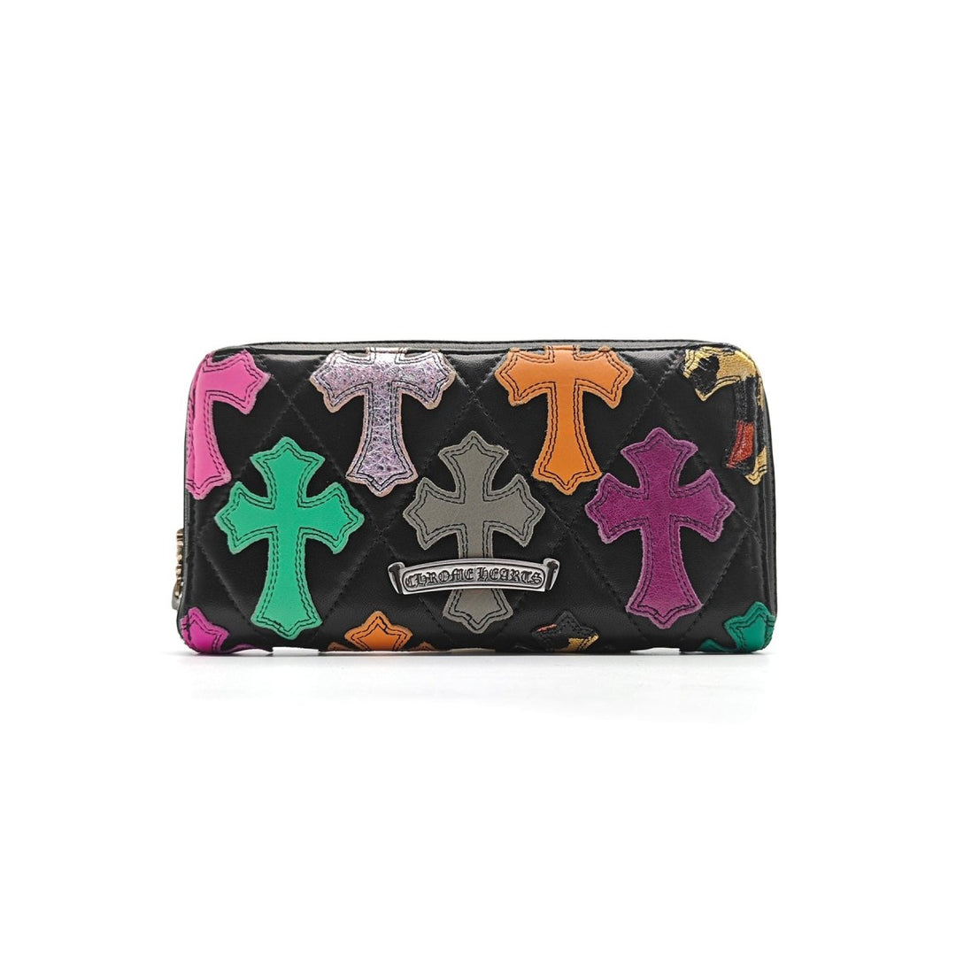 Chrome Hearts Muti - Color Leather Cross Patch Wallet - SHENGLI ROAD MARKET