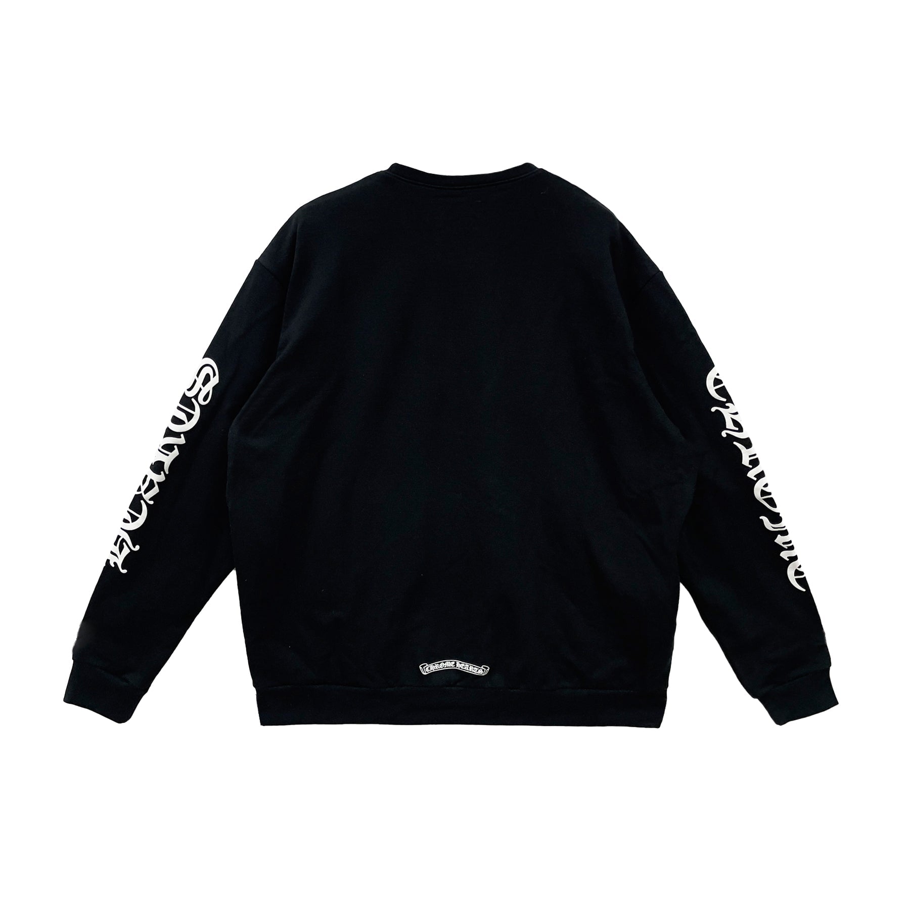 CHROME HEARTS NECK LOGO CREWNECK スウェット　M Chrome Hearts Neck Black Sweatshirt- SRM – SHENGLI ROAD MARKET