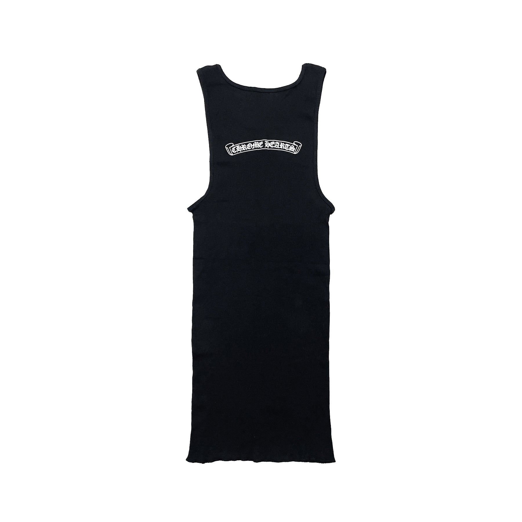 Chrome Hearts Neck Logo Black Tank Top - SRM – SHENGLI ROAD MARKET