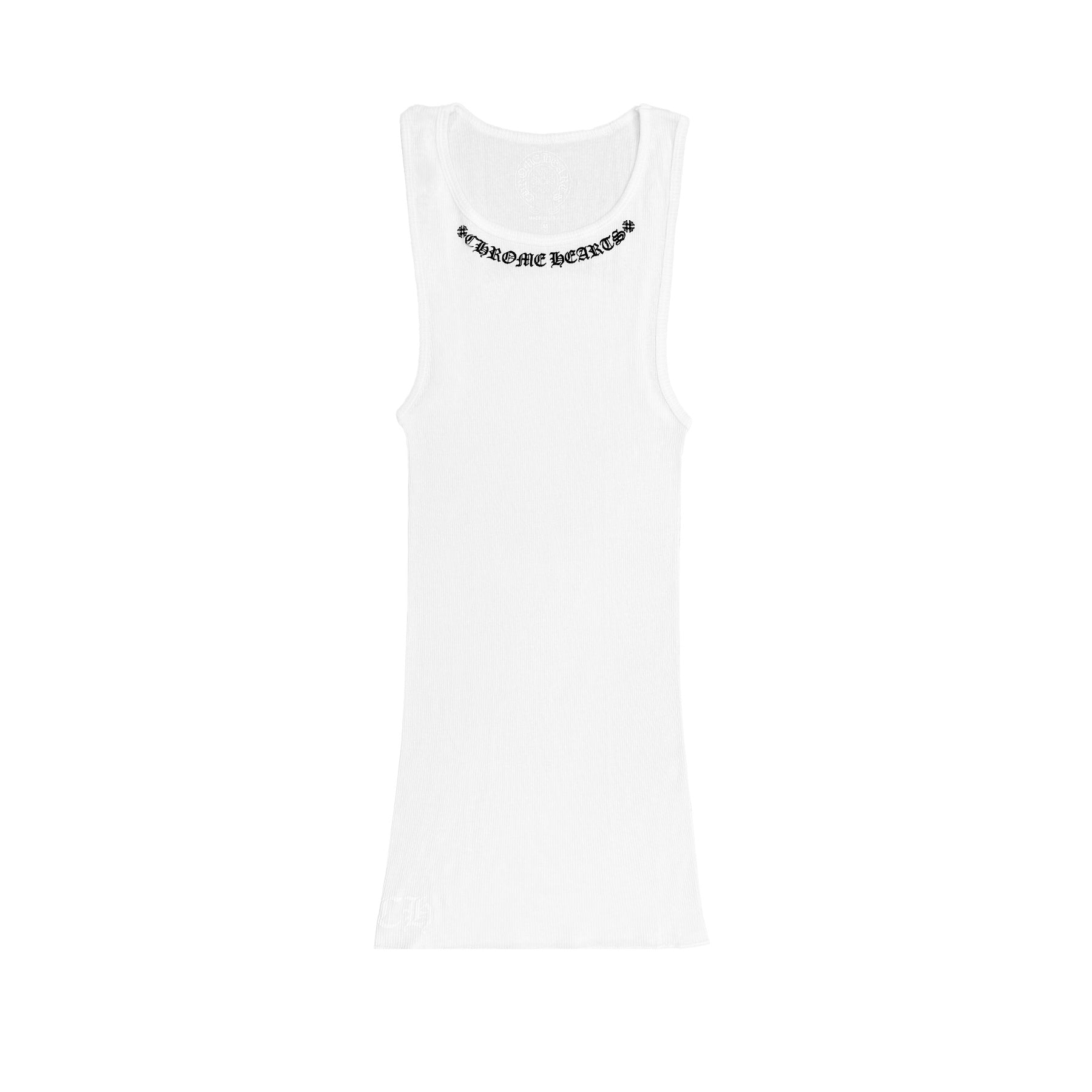 Chrome Hearts Neck Logo White Tank Top - SRM – SHENGLI ROAD MARKET