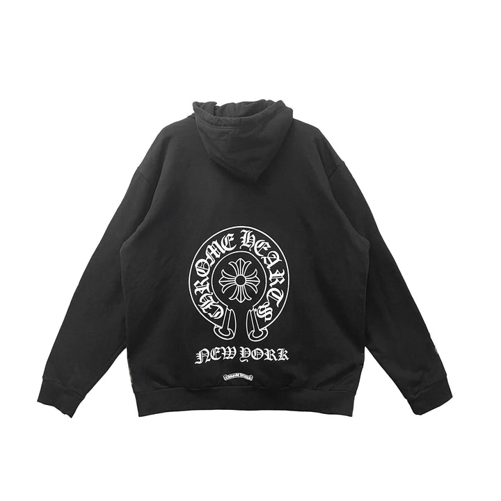 Chrome Hearts New York Exclusive Horseshoe Logo Hoodie - SHENGLI ROAD MARKET