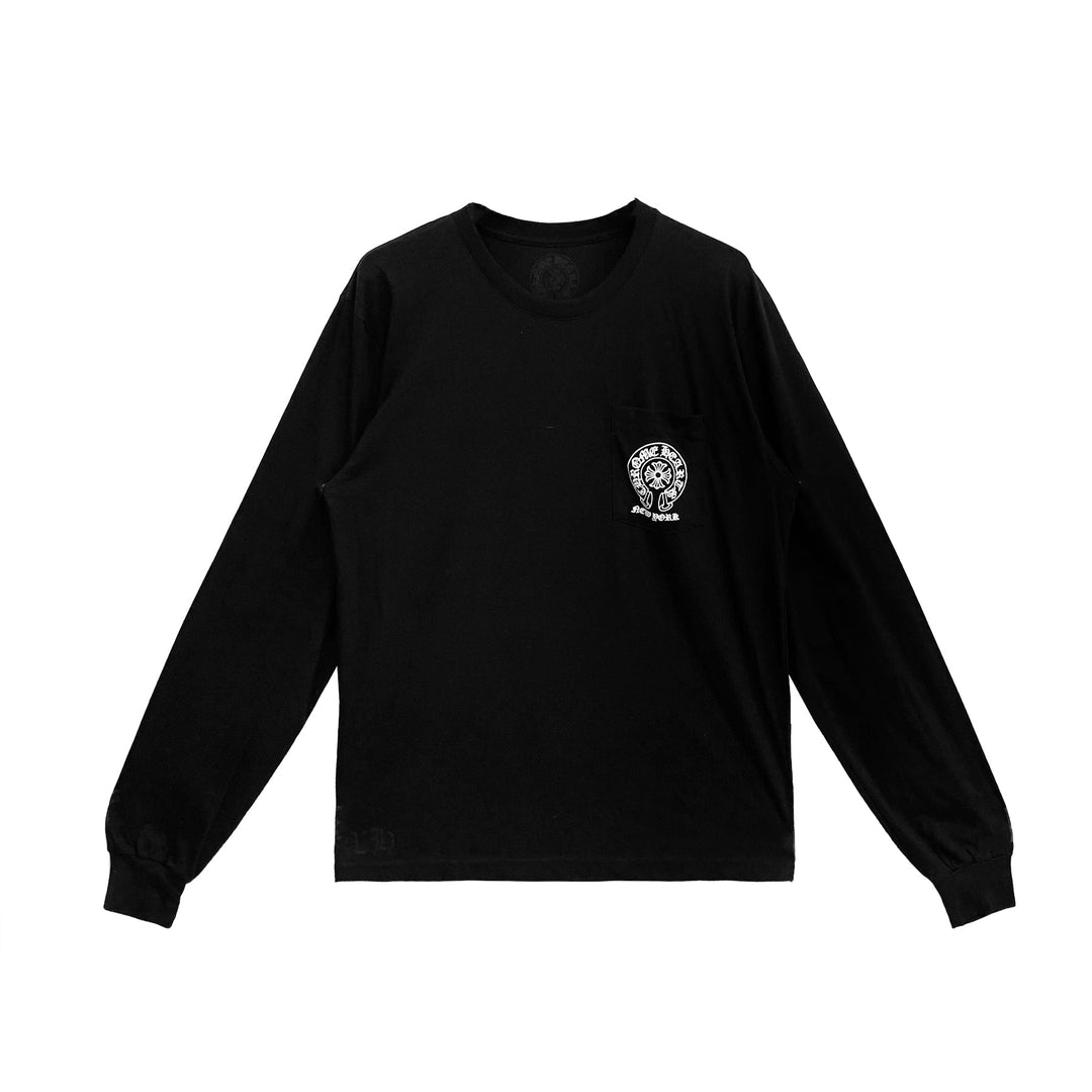 Chrome Hearts New York Exclusive Horseshoe Logo Long Sleeve T-shirt - SHENGLI ROAD MARKET