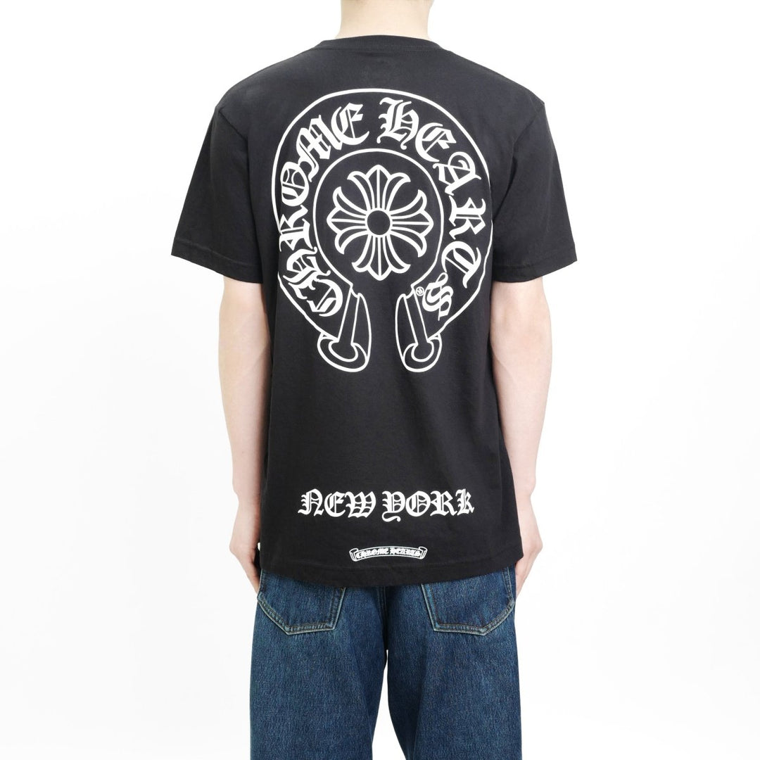 Chrome Hearts New York Exclusive Horseshoe Short Sleeve T-shirt Tee - SHENGLI ROAD MARKET