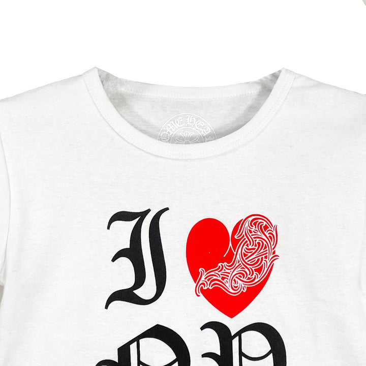 Chrome Hearts New York Exclusive Vine Heart Logo Cropped Short Sleeves Tee - SHENGLI ROAD MARKET