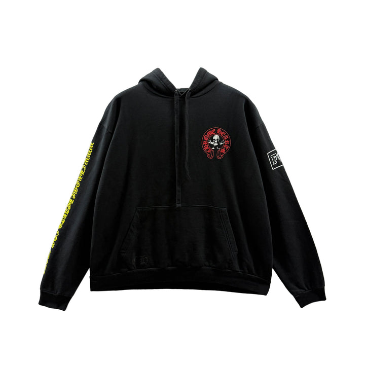 Chrome Hearts Online Exclusive Harris Teeter Foti Black Pullover Hoodie - SHENGLI ROAD MARKET